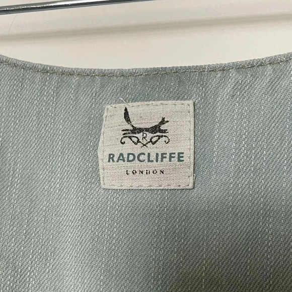 Radcliffe London sleeveless denim button dress size 6 - Picture 6 of 7